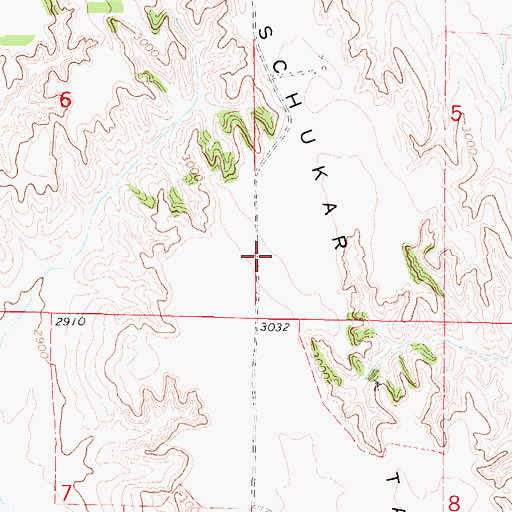 Topographic Map of Schukar Table, NE