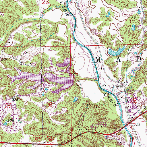 Topographic Map of Forest Lake Number 4 Dam, AR