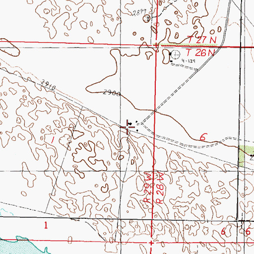 Topographic Map of Shanley Ranch, NE