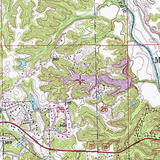 Topographic Map of Forest Lake Number 3, AR