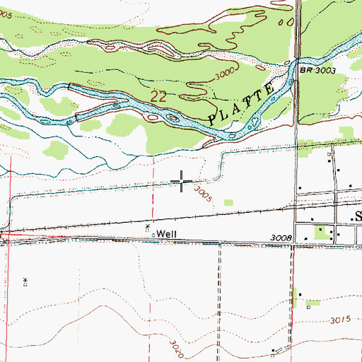 Topographic Map of Sheridan Wilson Canal, NE