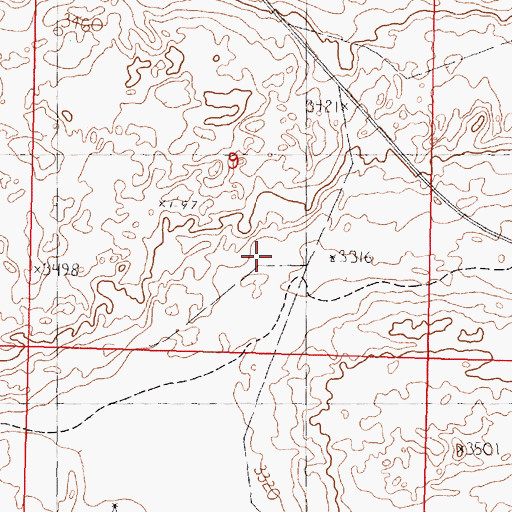 Topographic Map of Shimmins School, NE