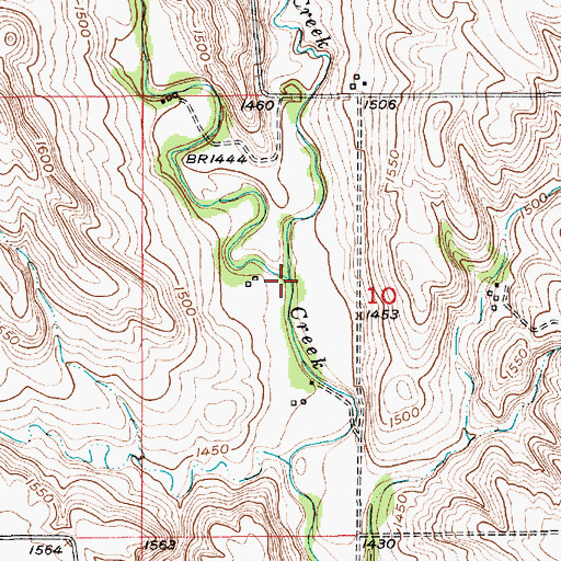 Topographic Map of Silver Creek, NE
