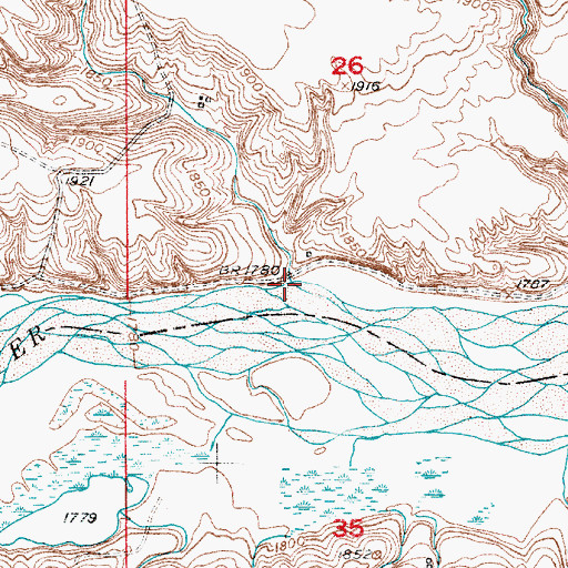 Topographic Map of Simpson Creek, NE