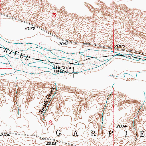 Topographic Map of Smith Creek, NE