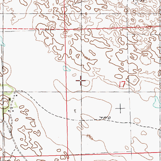 Topographic Map of Smith Ranch, NE