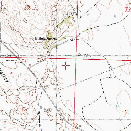 Topographic Map of Soehls Lake, NE