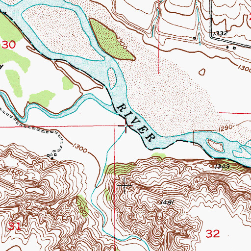 Topographic Map of Soldier Creek, NE