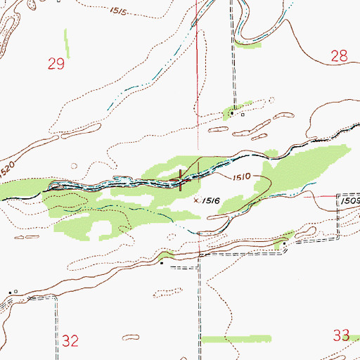 Topographic Map of South Channel Platte River, NE