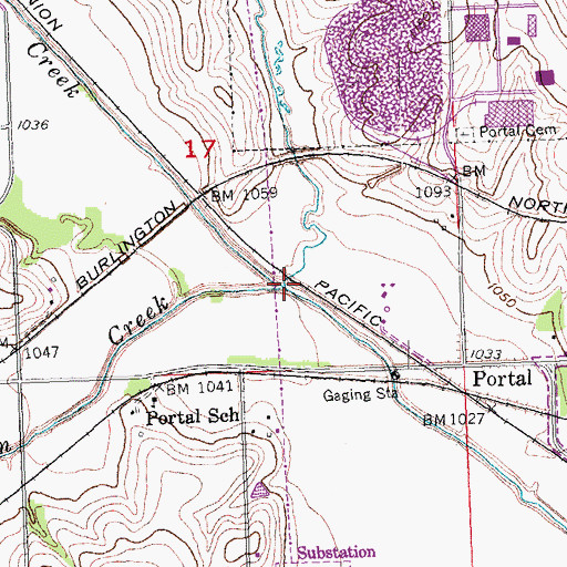 Topographic Map of South Papillion Creek, NE