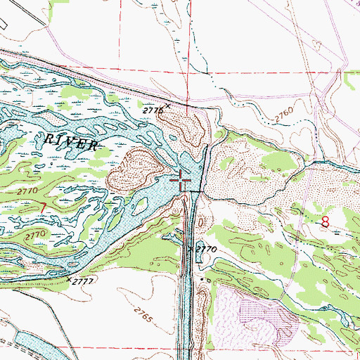 Topographic Map of South Platte River, NE