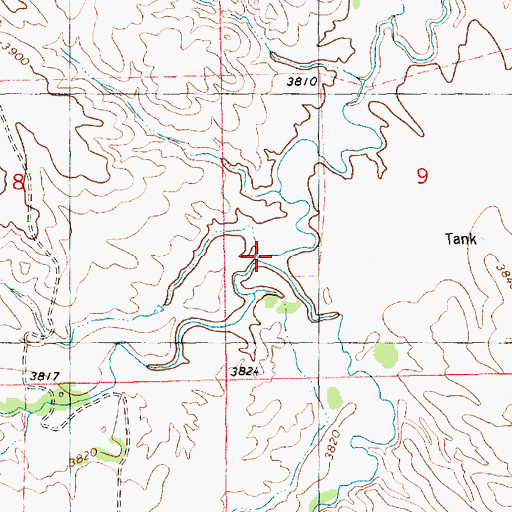 Topographic Map of Sowbelly Creek, NE