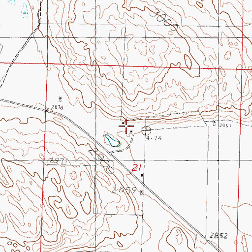 Topographic Map of Spencer Ranch, NE