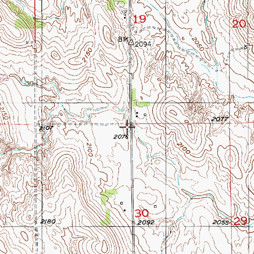 Topographic Map of Star School, NE