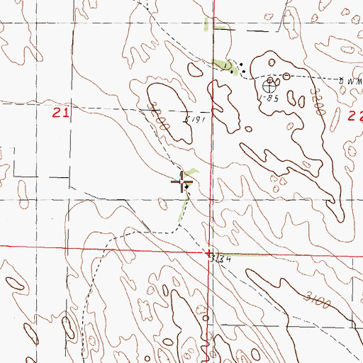Topographic Map of Stasch Brothers Ranch, NE