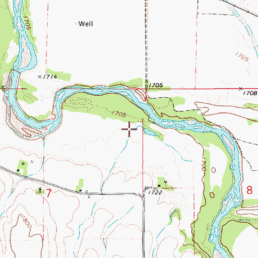 Topographic Map of State Creek, NE