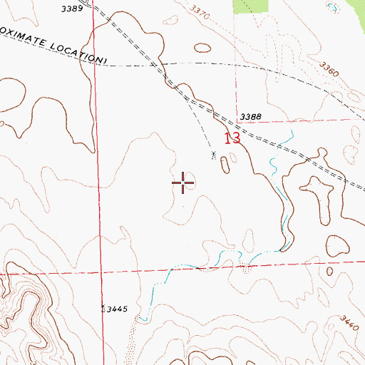 Topographic Map of Swede Canyon, NE