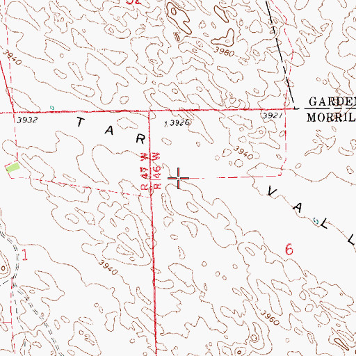 Topographic Map of Tar Valley, NE