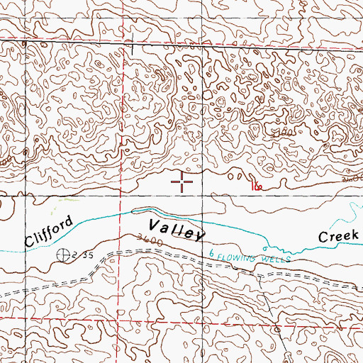 Topographic Map of Tennessee Valley, NE
