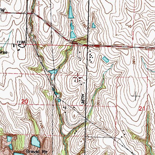 Topographic Map of Thiering School, NE