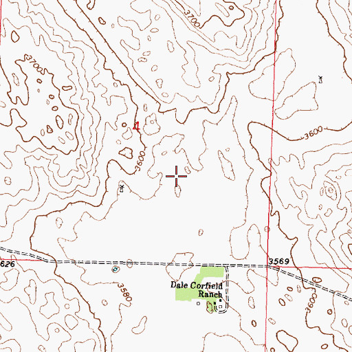 Topographic Map of Thoelecke Valley, NE