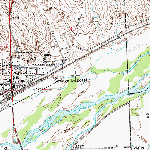 Topographic Map of Trailer House Gulch, NE