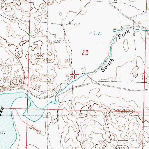 Topographic Map of Tucker School, NE