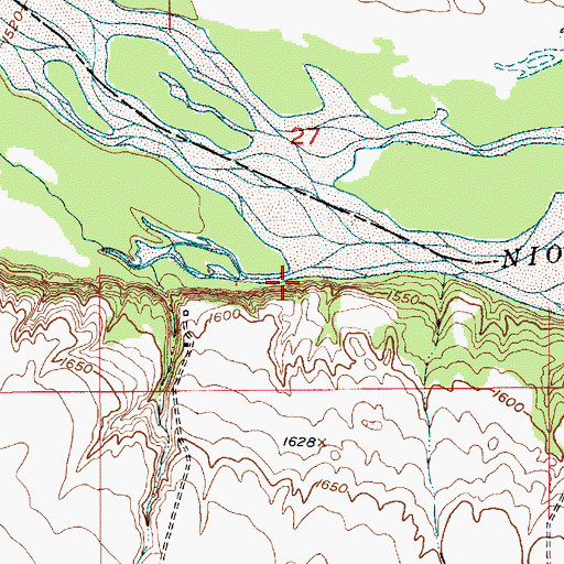 Topographic Map of Turkey Creek, NE