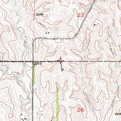 Topographic Map of Union Hill School (historical), NE