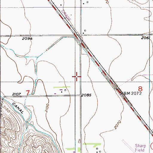 Topographic Map of Valley View School, NE