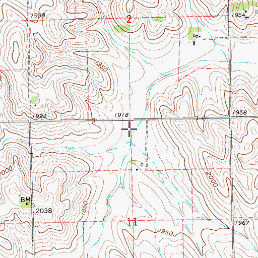 Topographic Map of Valley View School (historical), NE