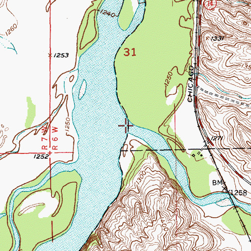 Topographic Map of Verdigre Creek, NE