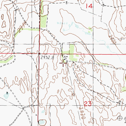 Topographic Map of Viehmeyer Ranch, NE