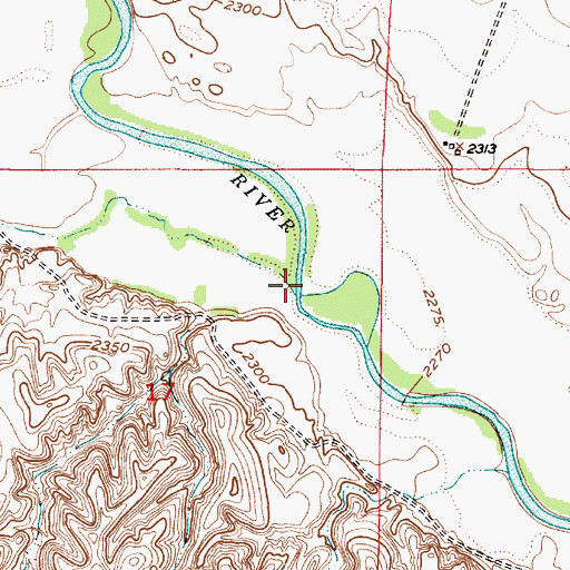 Topographic Map of Warm Swamp, NE