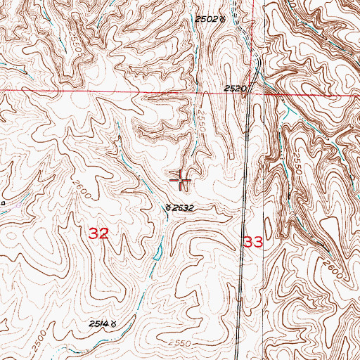 Topographic Map of Warn Swamp, NE