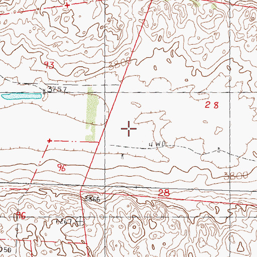 Topographic Map of Waupan Valley, NE
