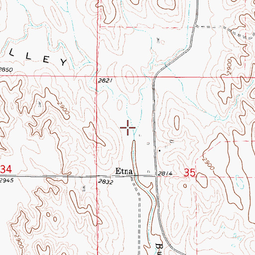 Topographic Map of West Buffalo Creek, NE