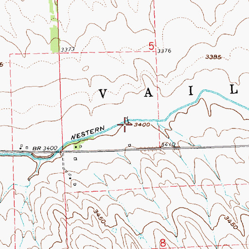 Topographic Map of Western Canal, NE