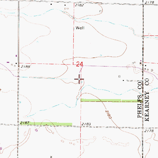 Topographic Map of Whisky Slough, NE