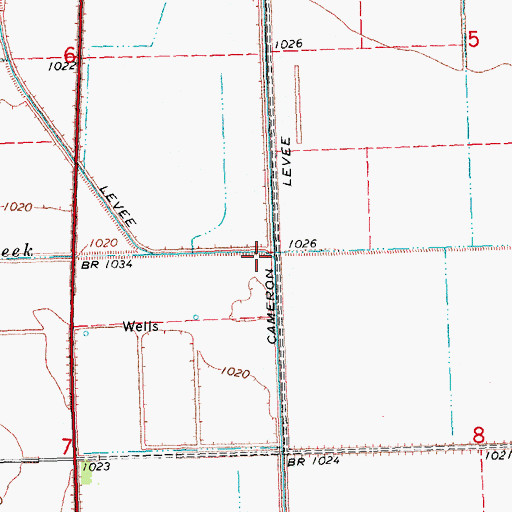 Topographic Map of Whittier Creek, NE
