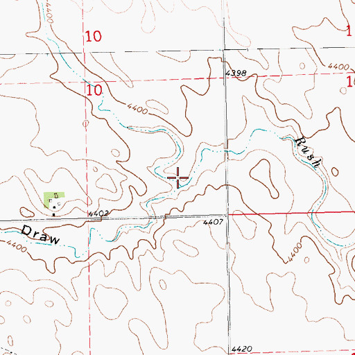 Topographic Map of Wild Horse Draw, NE