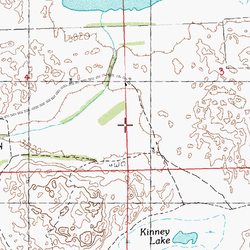Topographic Map of Willow Valley, NE
