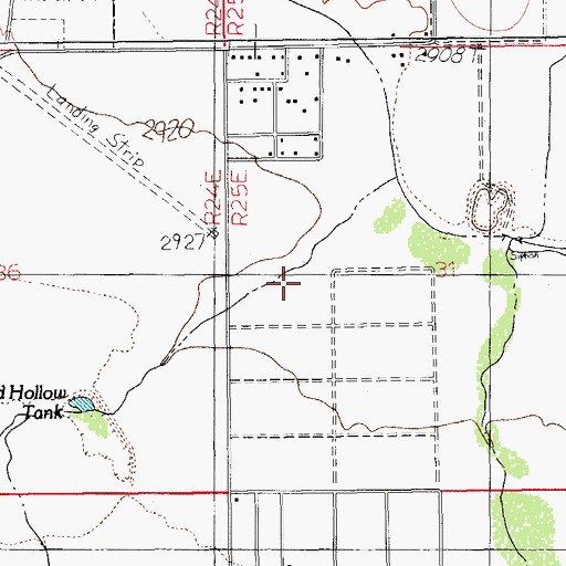 Topographic Map of Mud Hollow, AZ