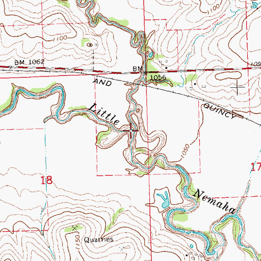 Topographic Map of Wolf Creek, NE