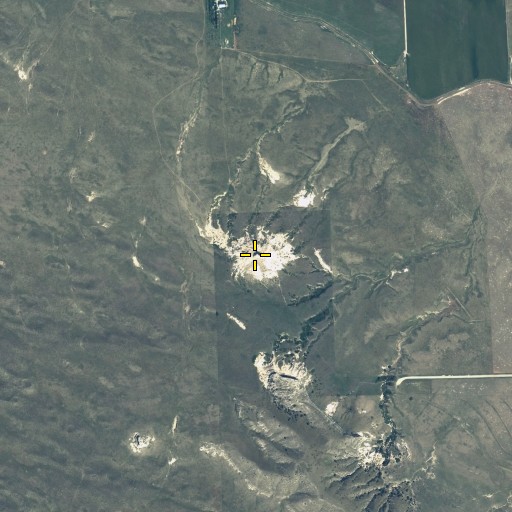 Aerial/Satellite Image of Chimney Rock, NE