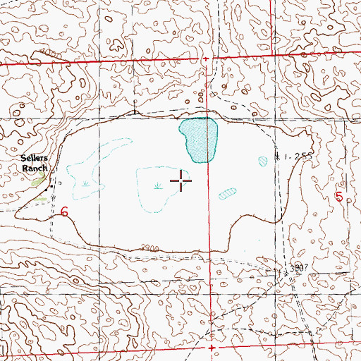 Topographic Map of Sellers Ranch, NE