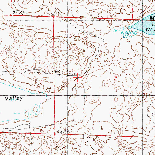 Topographic Map of Gem Valley, NE