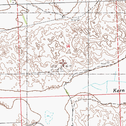 Topographic Map of Dorsey Ranch, NE