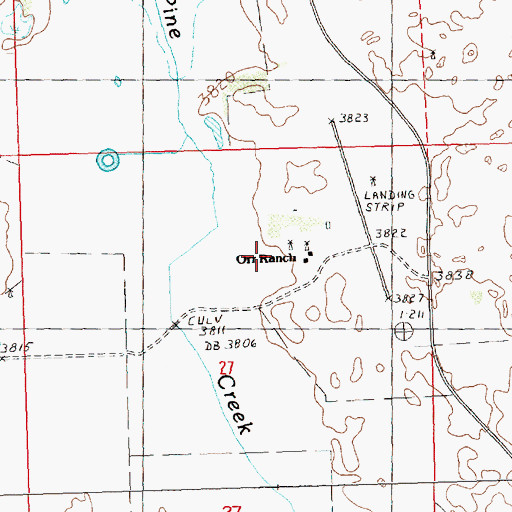 Topographic Map of Orr Ranch, NE