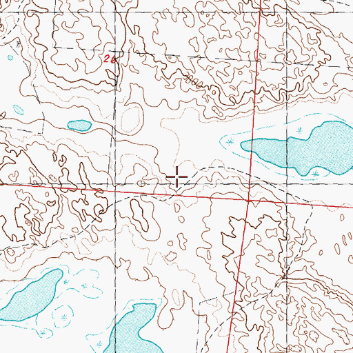 Topographic Map of Consolidated School (historical), NE